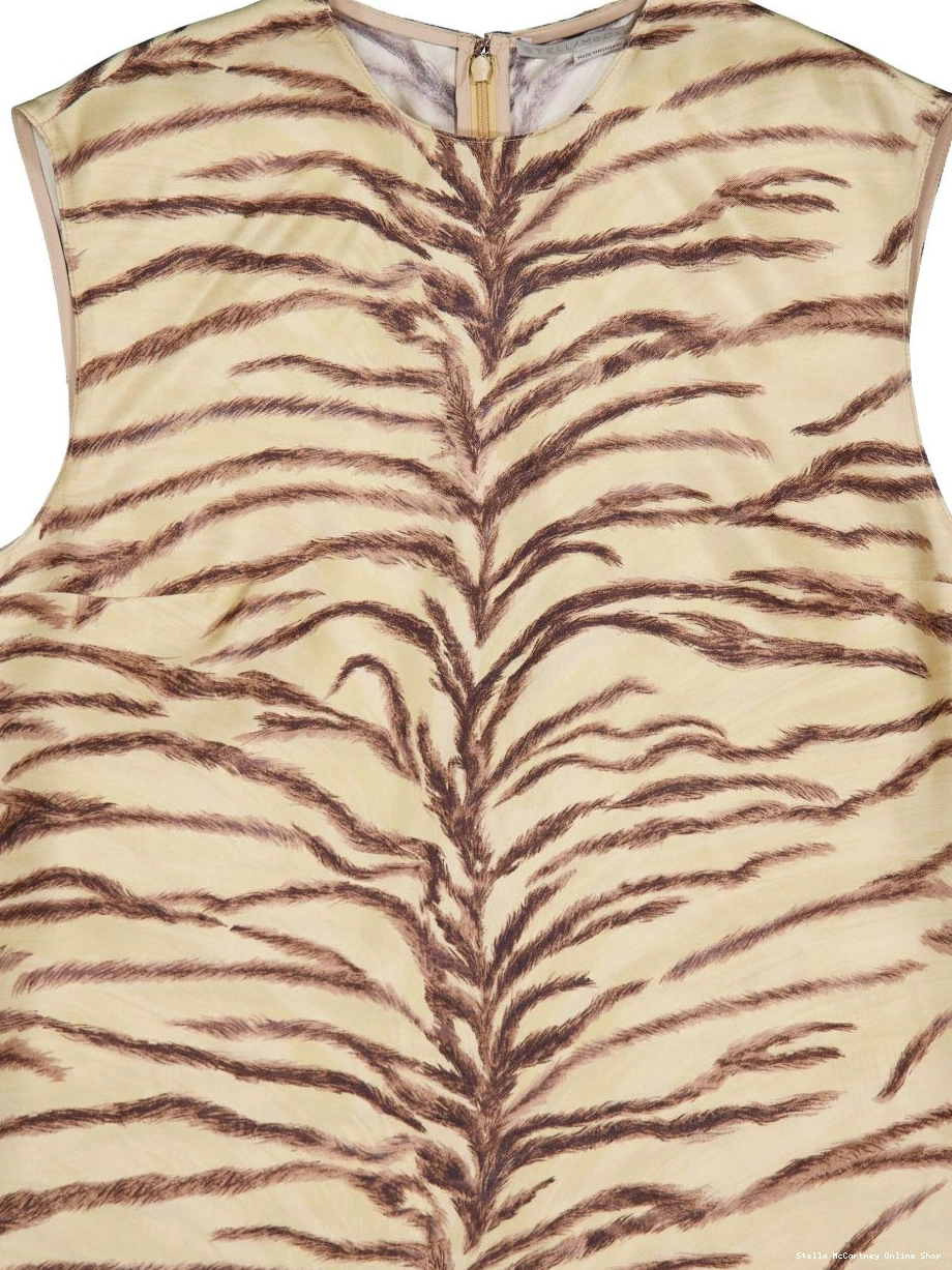 Cheap silk Stella McCartney Women top tiger-print 0629